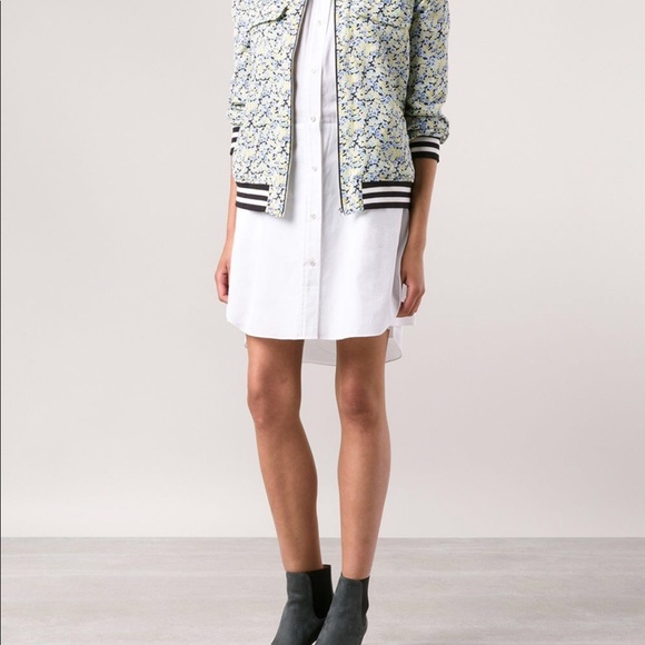 Equipment Floral Silk Bomber Jacket - Picture 5 of 8